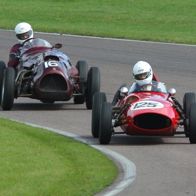 Andrew on this way to the first ever win for the Formula Junior Bond