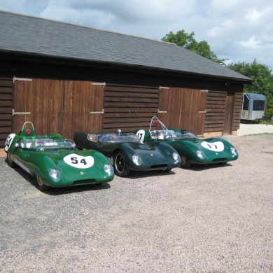 Three lotus 17's