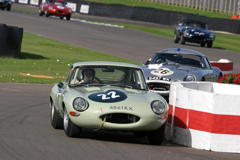 Top Harris getting intimate with the chicane at Goodwood